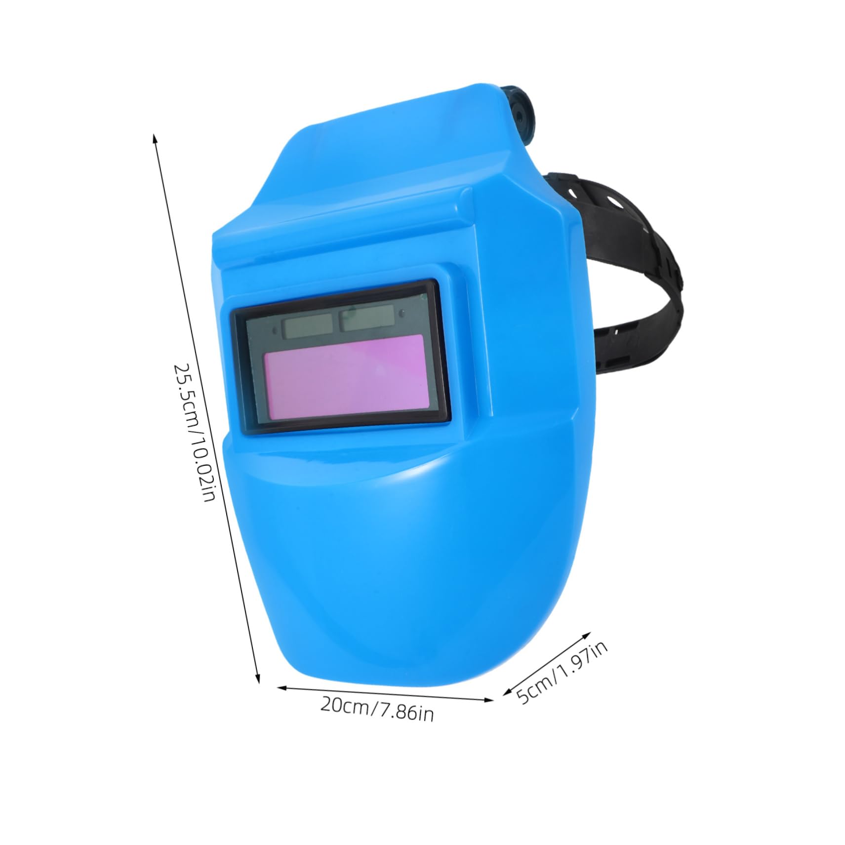 LALAFINA Auto Darkening Welding Hood Plastic Welding Mask for Welder Protection Lightweight Comfortable Fit Shielding for Gas Shielded