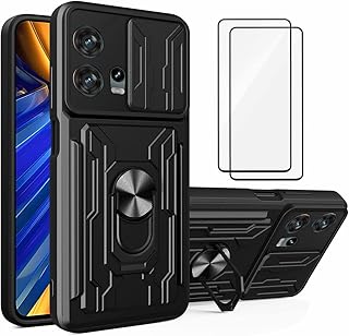 Capa para Motorola Moto Edge 30 Fusion 5G com cobertura para câmera e suporte para suporte de câmera Militar Grau de proteção à prova de choque com suporte magnético para carro para Motorola Moto Edge 30 Fusion 5G (preto)