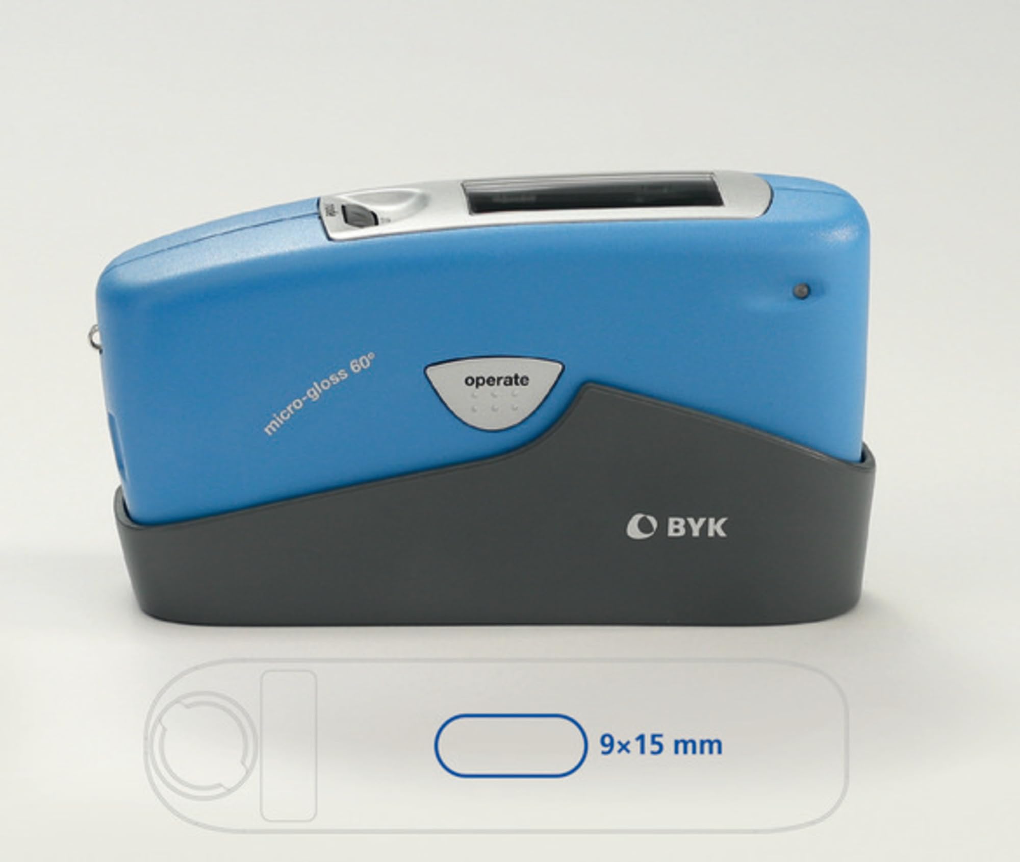 Byk Micro Glossmeter 60 Degree 4561 New -Single Angle Gloss Meter for Specific Applications/Semi Gloss, Measuring Area 0.350.6 in