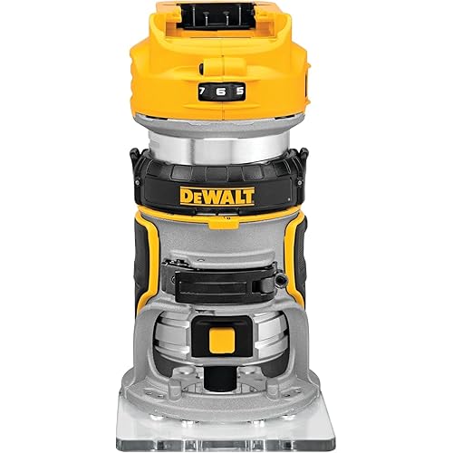 DEWALT DCW600B 20V MAX XR CMPCT Metal Fixed Base Router