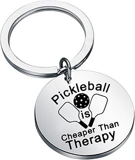 Pickleball Lover Keychain Pickleball Player Gift Pickleball Season Gift for Pickleball Coach Team Sport Game Gift