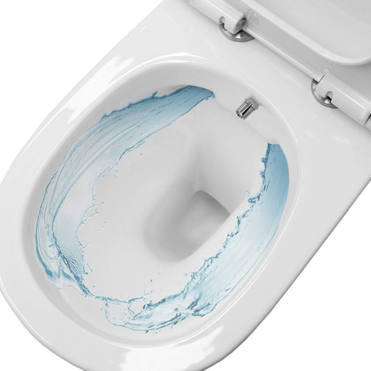Buy ECD Germany Wall Hung Toilet with Soft close Seat Modern