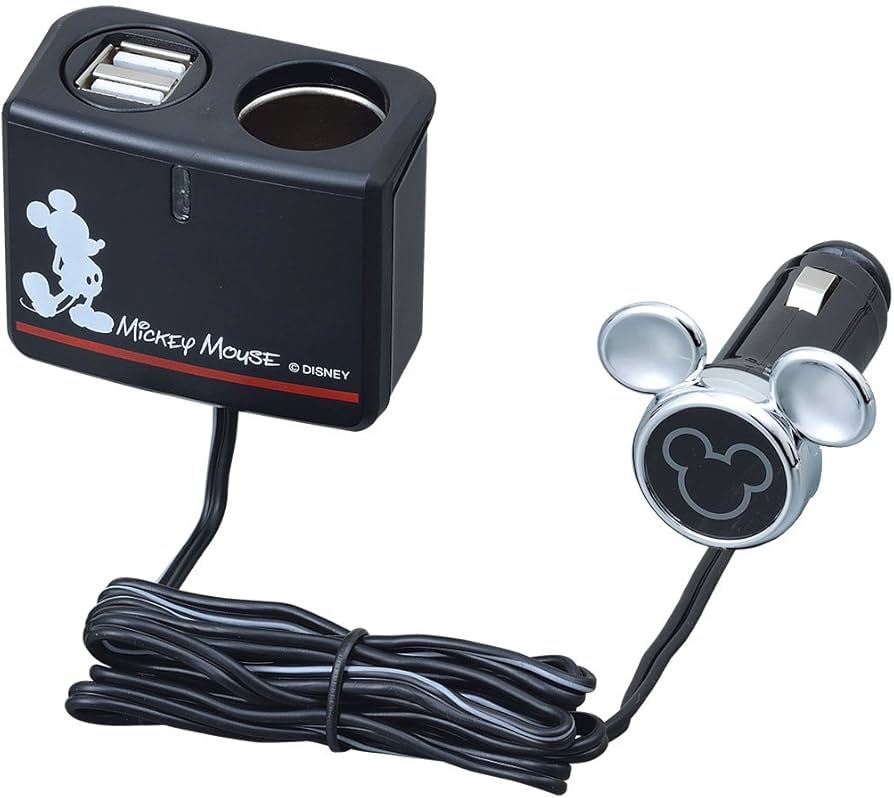 Amazon | セイワ(SEIWA)ディズニー イルミソケット+USB ミッキーマウス