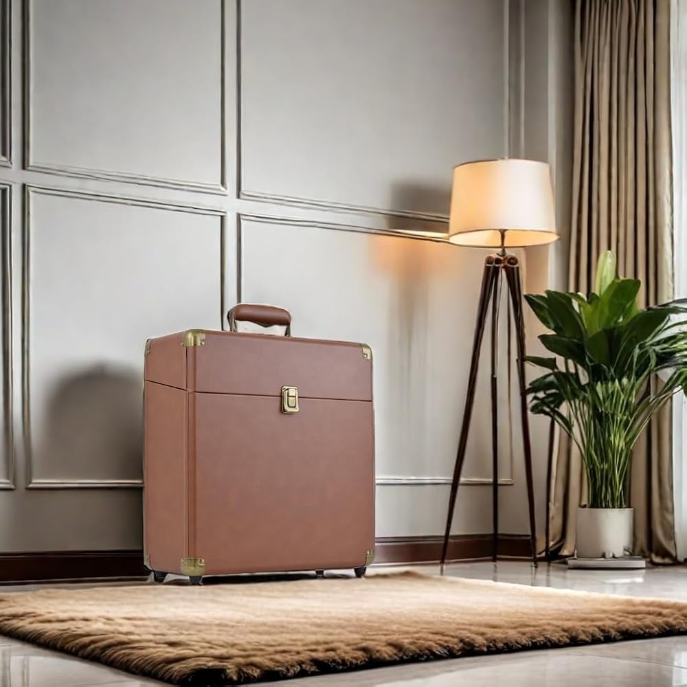 Amazon.com: LoopTone Vintage Vinyl Record Storage Case for 30 Amazon.com: LoopTone Vintage Vinyl Record Storage Case for 30