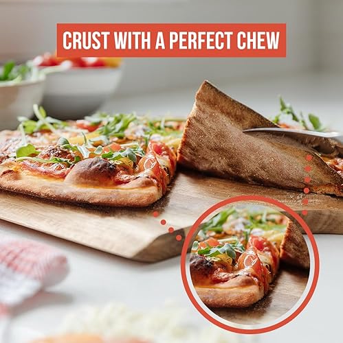 Miniatura 20 de Chef Pomodoro Pizza de acero para horno de 13 pulgadas 1/4 de pulgada de espesor, acero para hornear para horno, parrilla, pan de masa madre, piedra