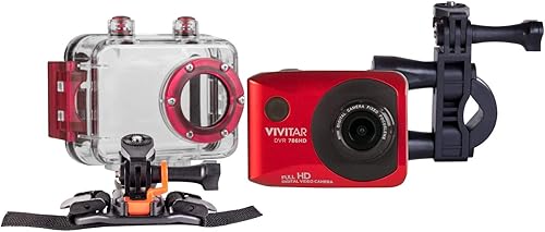 Miniatura 6 de Vivitar DVR786HD-RED-WM DVR 786 Full HD ActionCam