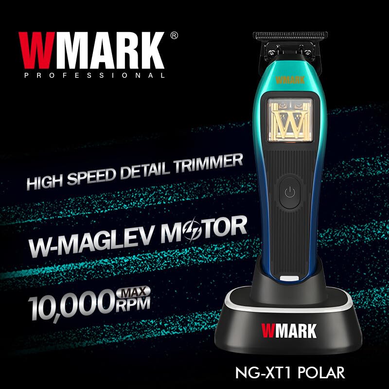 WMARK NG-XT1 POLAR High Speed Detail Trimmer, 10000 RPM Maglev