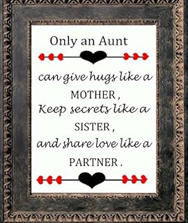 Aunt Gift, Gifts for Aunt, Personalized Gift for Aunt, Aunt Gifts, Personalized Aunt Gift, Custom Canvas print Aunt Gift, Best Aunt Gift