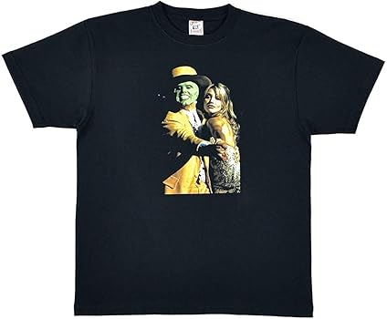 映画マスク Tシャツ 黒 Amazon | マスク MASK コメディ ジムキャリー キャメロンディアス