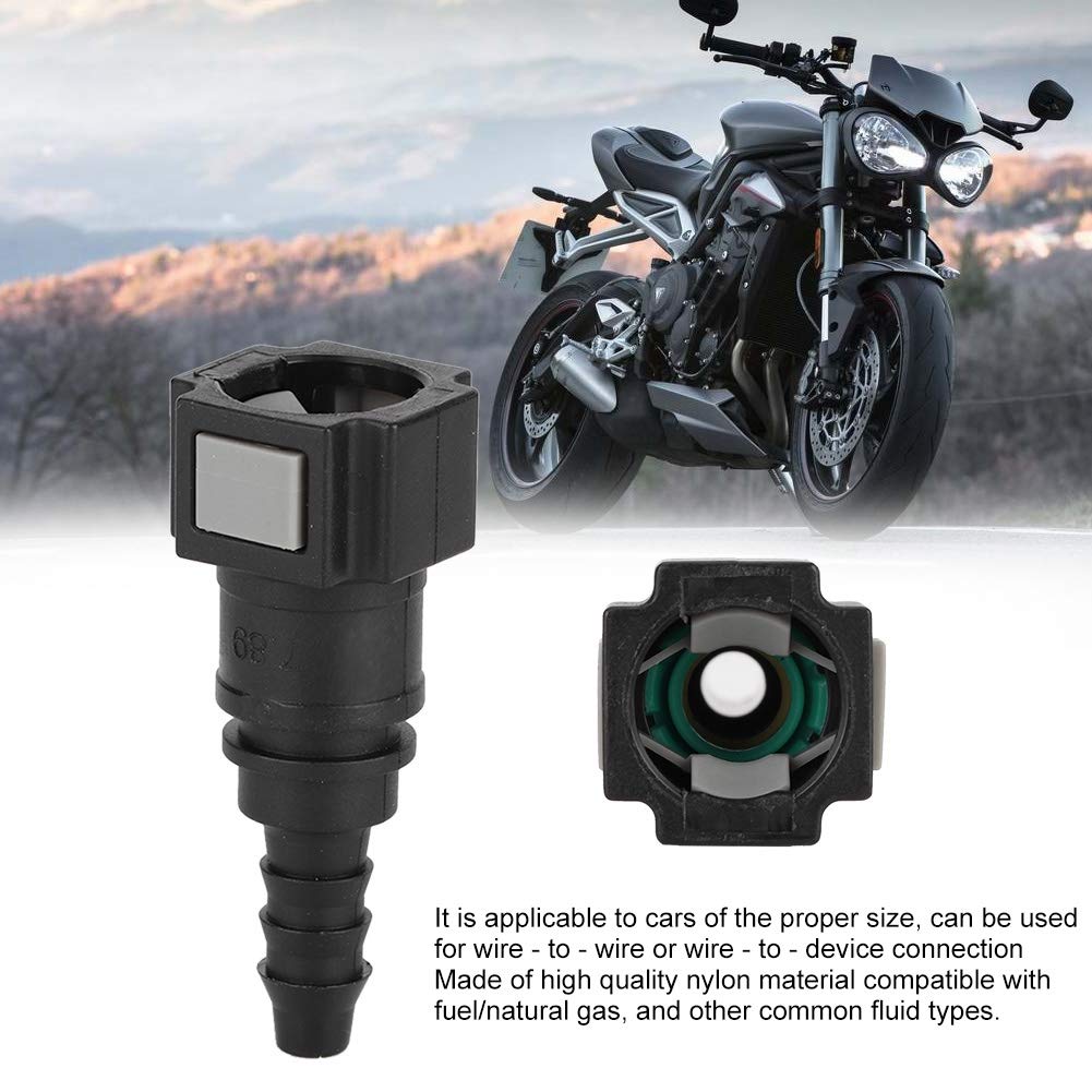 Connettore Sgancio Rapido Linea Carburante 8mm Per Auto - Universale 2,2 X 5,2 Cm