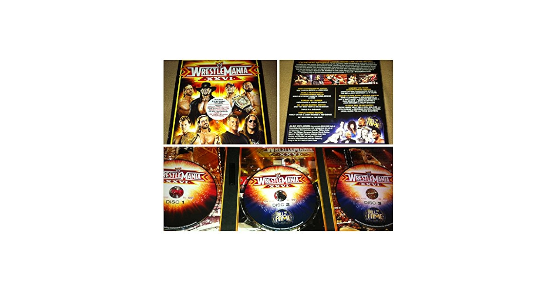 Amazon.com: WWE: WrestleMania XXVI (Three-Disc Collector's