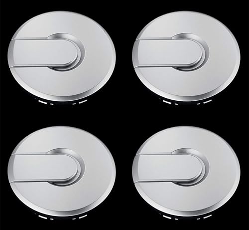 Juego de 4 tapas centrales de rueda de 17 pulgadas, 7 u 8 radios, color plateado, repuesto para Hummer H2 H-2 2003-2008