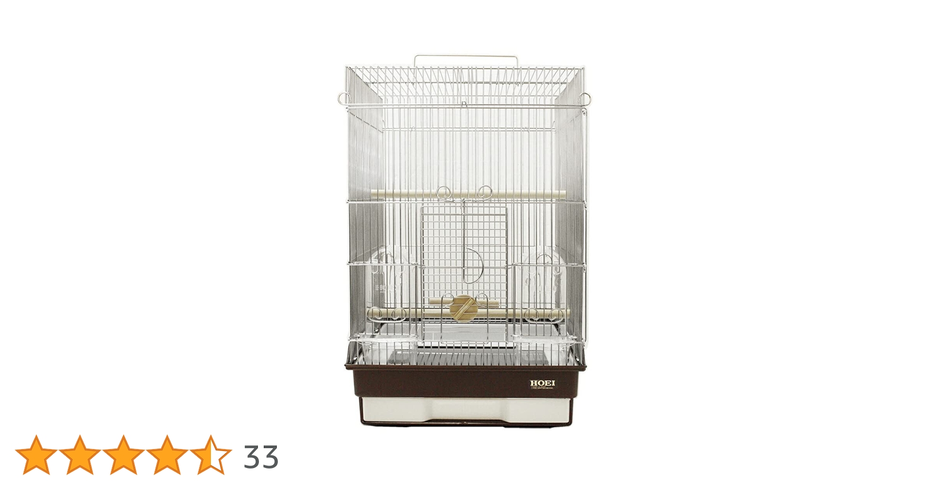 【最終値下げ】HOEI 35  ステンレス　鳥籠　ケージ 楽天市場】35手のり ステンレス ブラウン hoei 35 手 のり