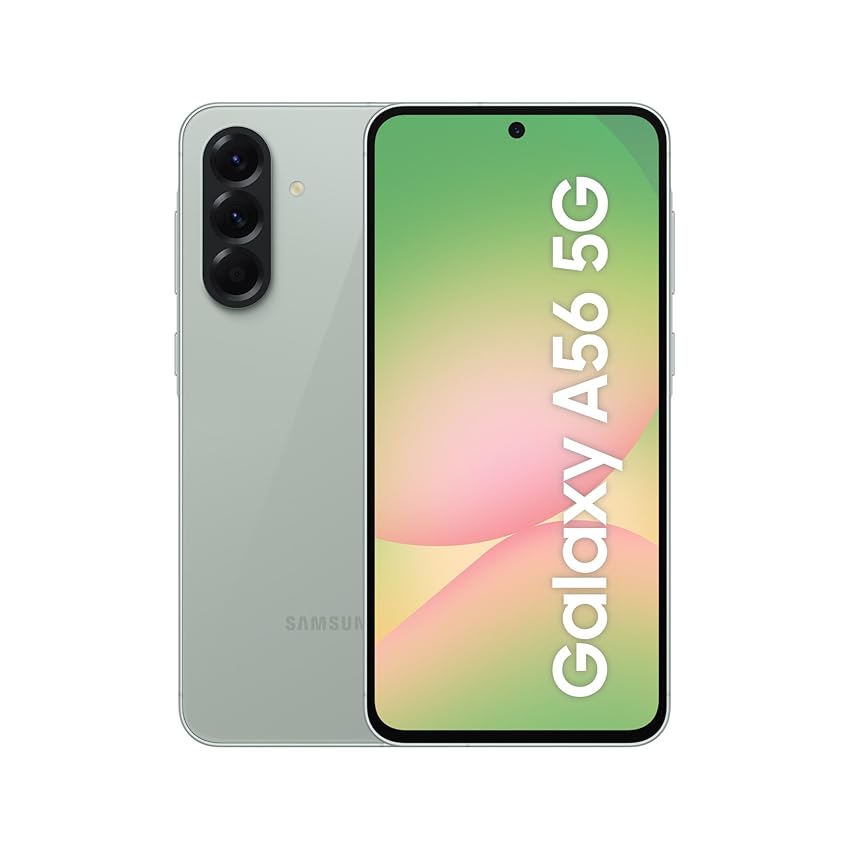 Samsung Galaxy A56 5G, Smartphone con Funzioni intelligenti, 3 anni di Garanzia del produttore, Display Super AMOLED 6.7”, 8GB RAM, 128GB, 5.000 mAh, IP67, Awesome Olive [Versione Italiana]