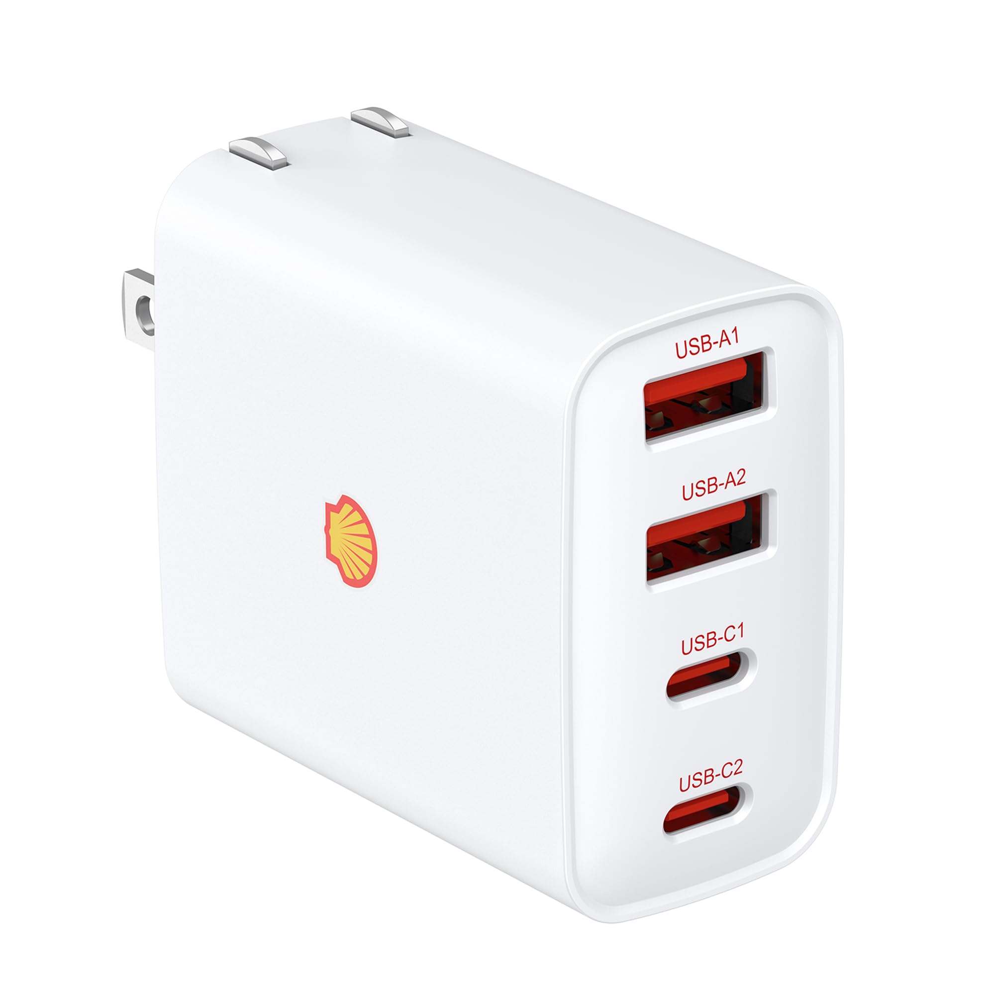 Amazon | Shell 急速充電器 合計40W 4ポート タイプc充電器【GaN III