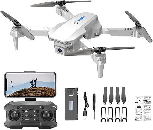 Miniatura 1 de Mini dron para niños de 8 a 12 años con cámara 1080P HD FPV control remoto, juguetes regalos para niños y niñas con retención de altitud modo sin