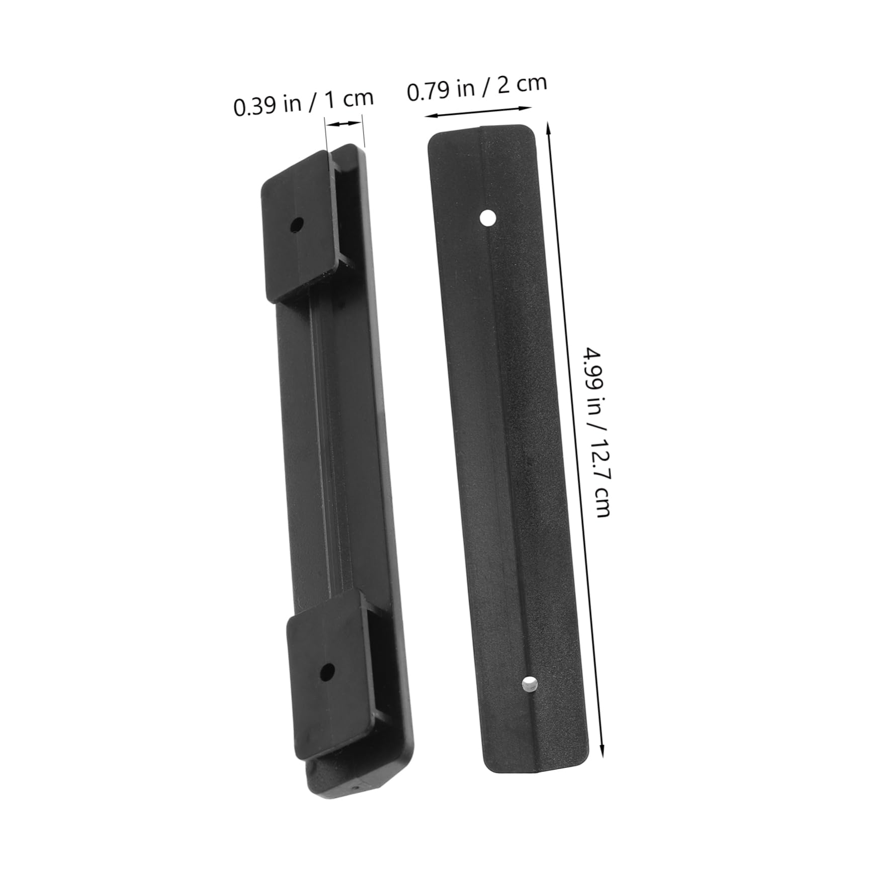 Garneck Modern Wall Organizer 2 Pack Pegboard Connectors Plastic Hooks for Easy Installation