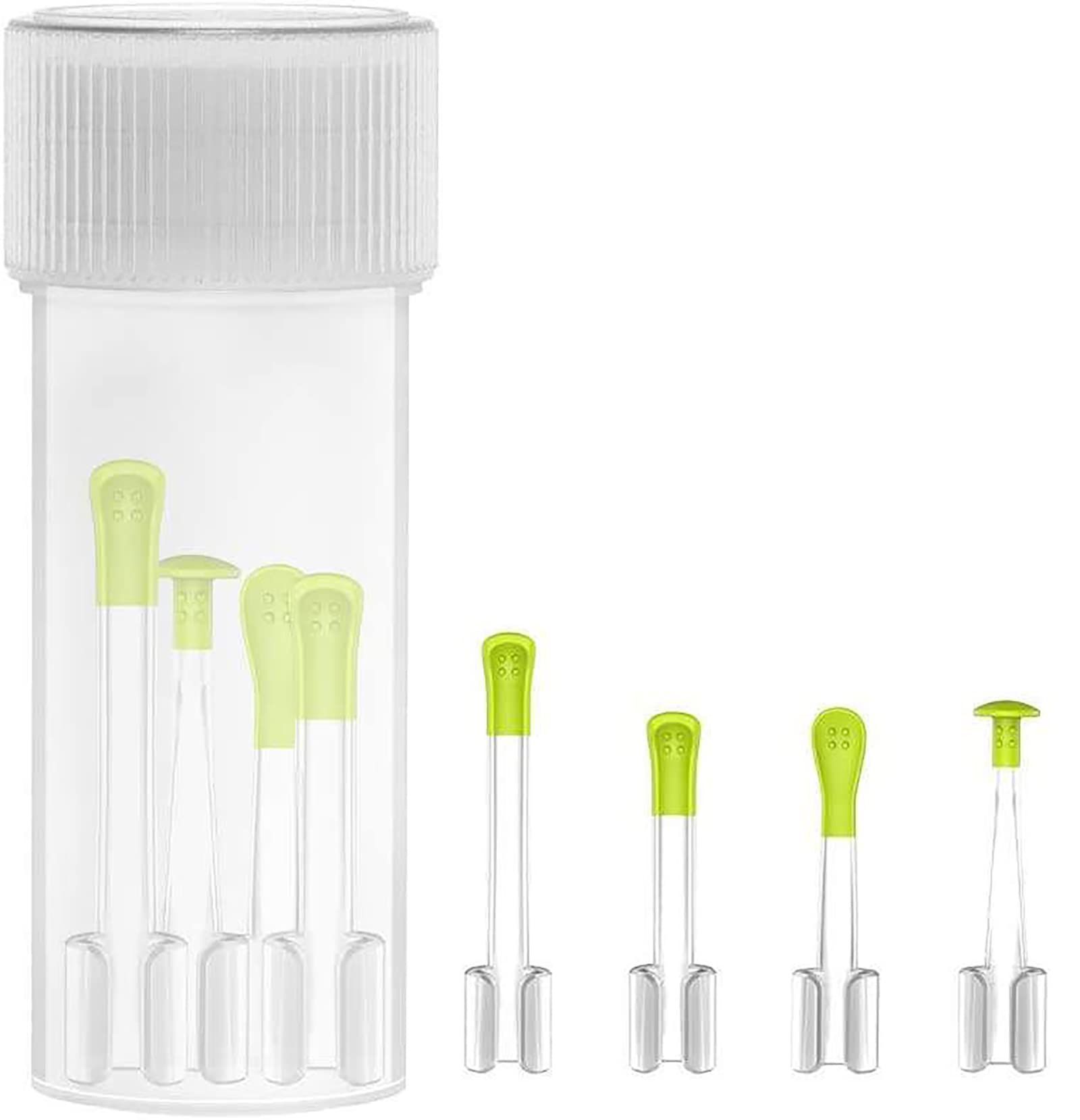 LMEILEar Wax Removal Tool, Ear Spoon, Ear Pick for Anykit/ScopeAround MS450-NTE, SA39A, SA39w Digital Otoscope, 3.9mm Ear Wax Remover，4 Sizes