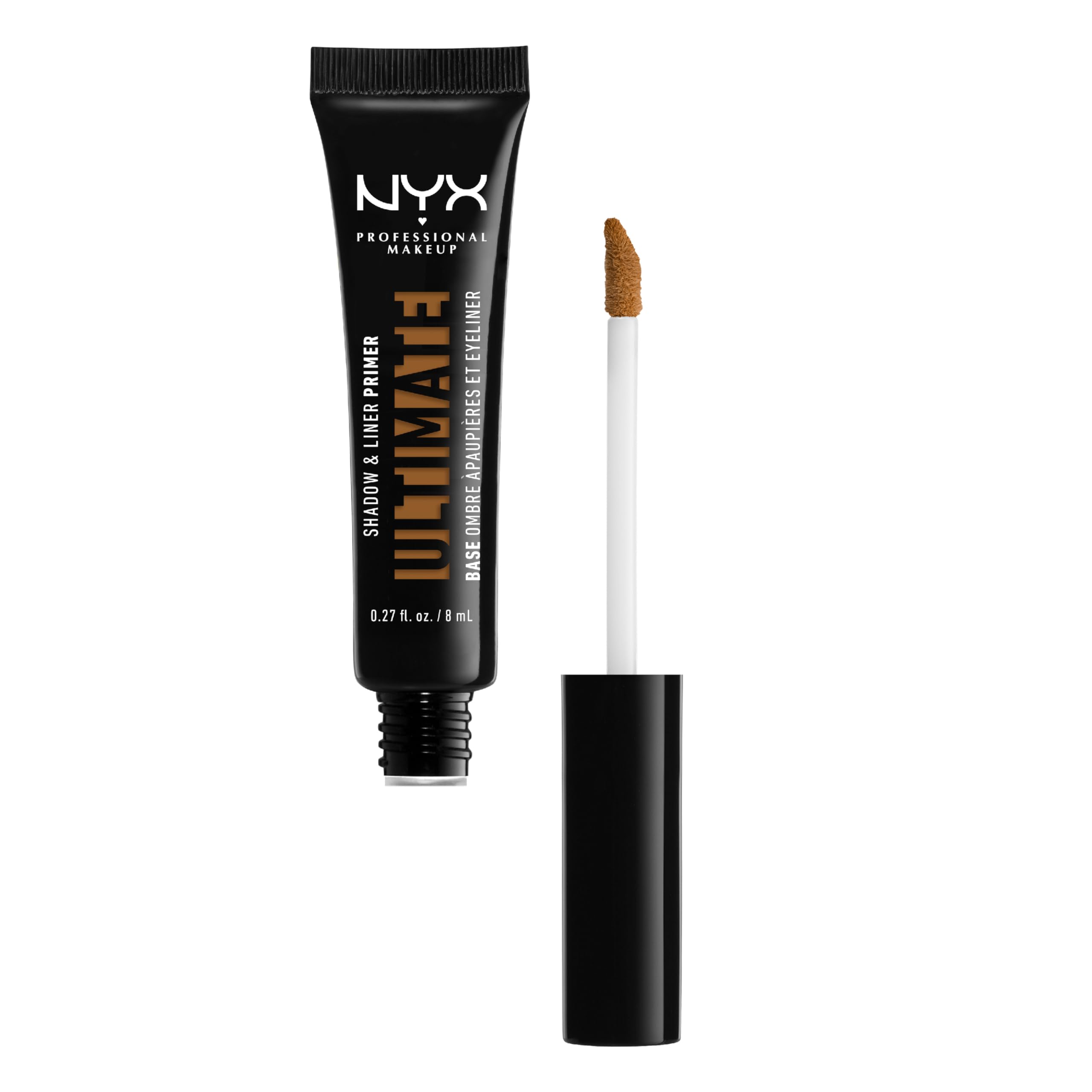 NYX PROFESSIONAL MAKEUP Ultimate Shadow & Liner Primer, Eyeshadow & Eyeliner Primer - Deep 04 Deep 0.27 Fl Oz (Single)