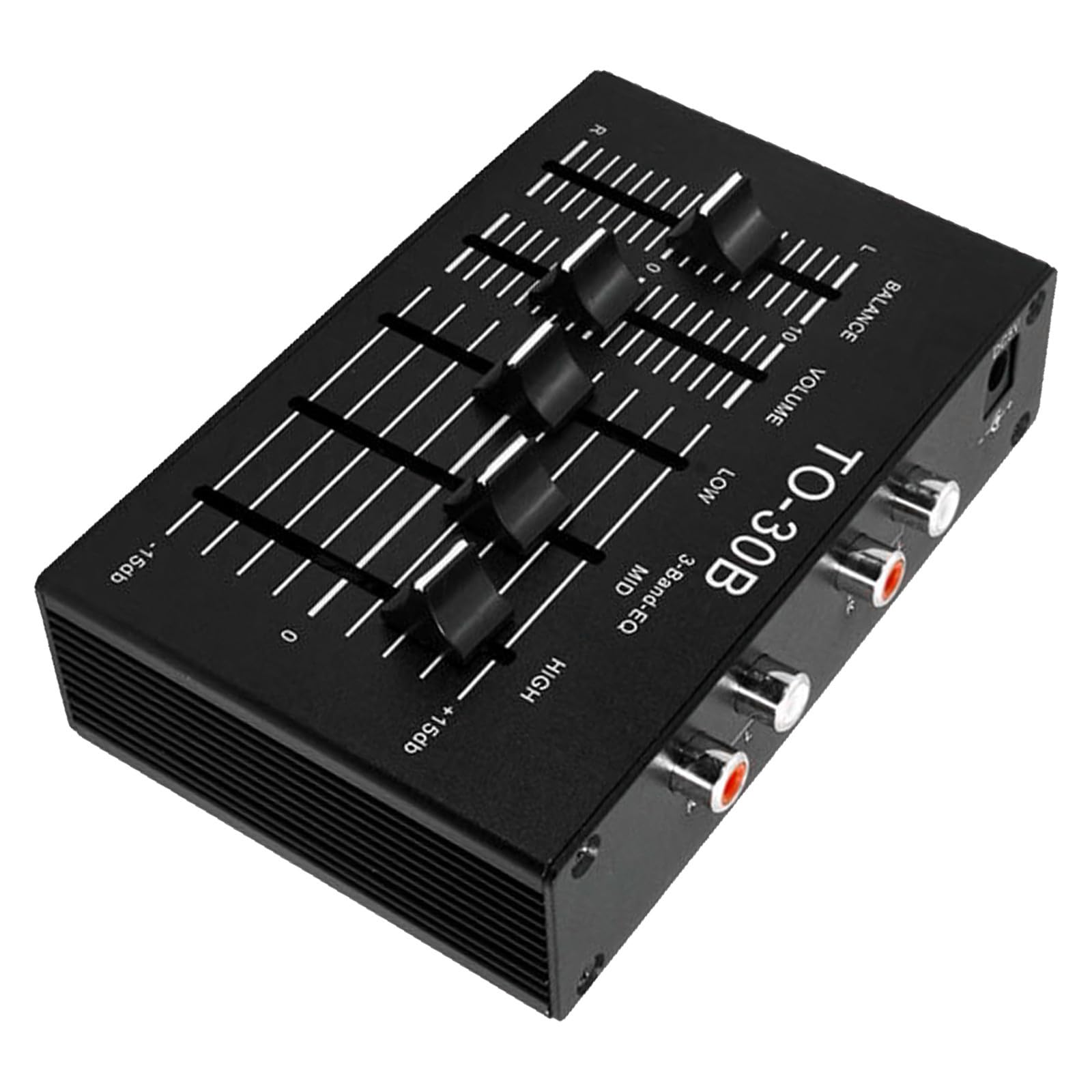 Housoutil Stereo Vorverstärker 3 Band Equalizer für Stereoanlagen