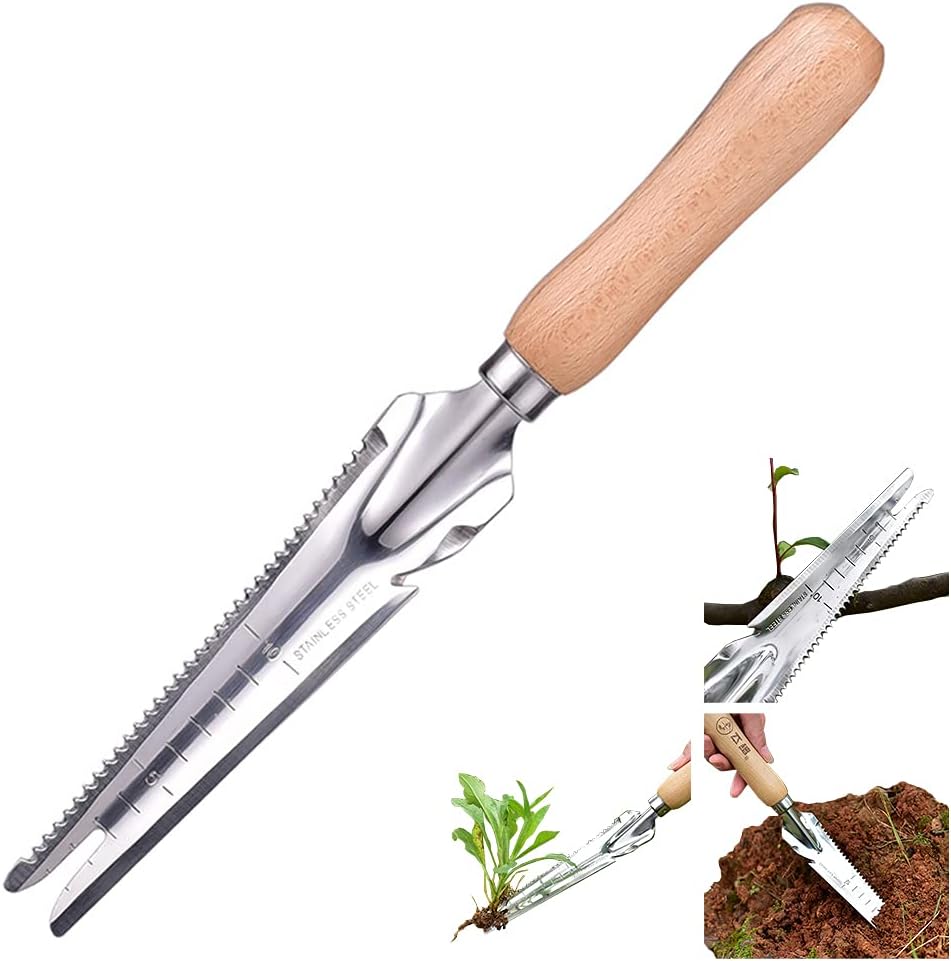 SHANFEEK Weed Puller With MShape Dandelion Puller Tool Crack Weeder