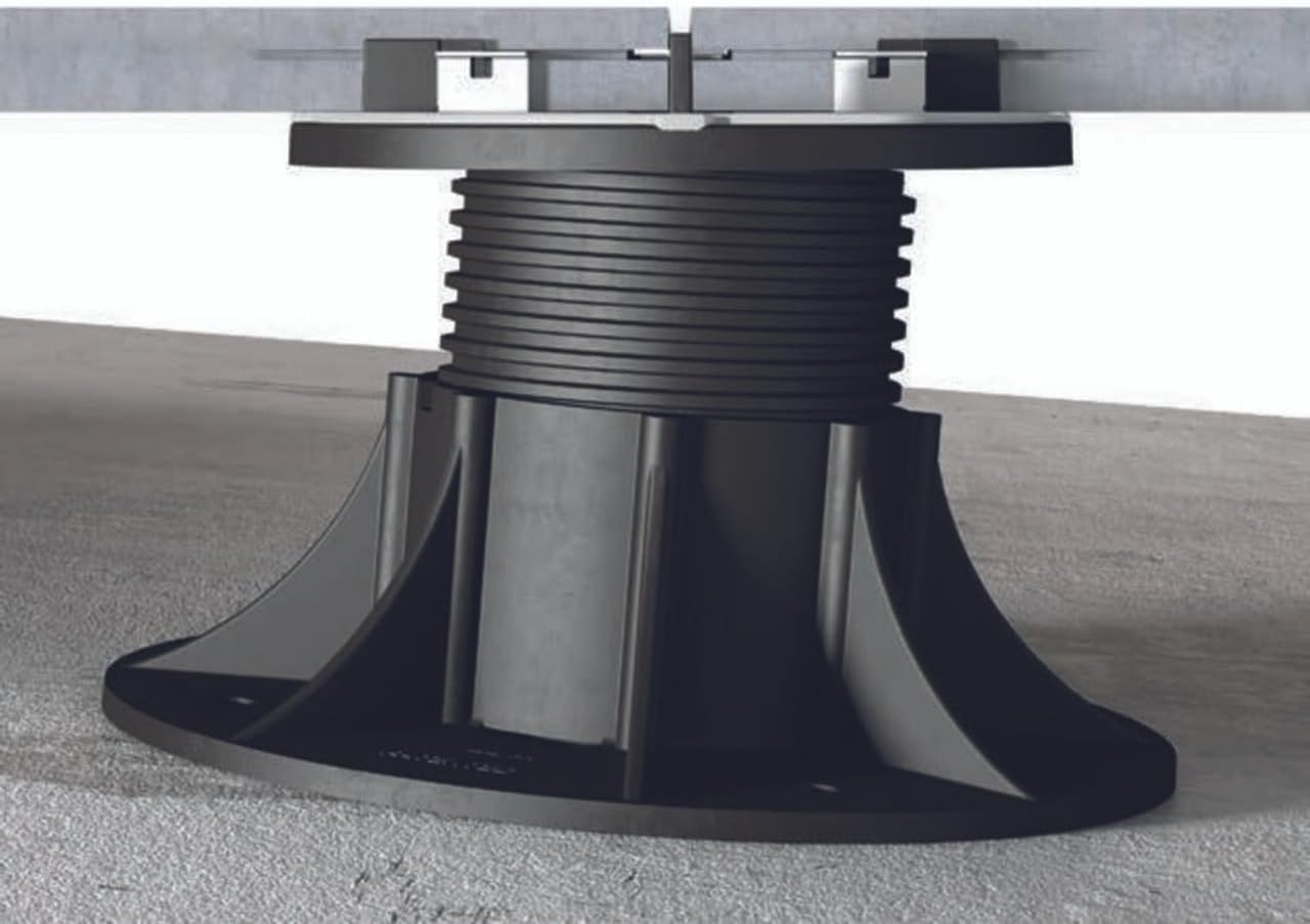 Heavy Duty Adjustable Pedestal Self Levelling Paving Risers 28–225mm for Ceramic Tiles Riser | Paving Tile Decking Outdoor Riser Supports 1300kg | 36mm - 51mm(Pack of 10)