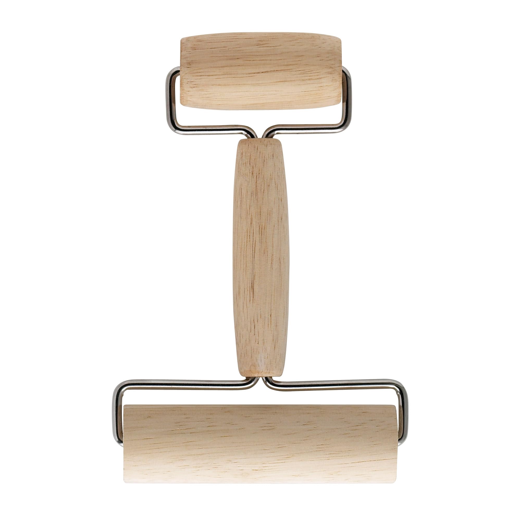 Mrs. Anderson’s Baking Double Dough Roller, Wood, 7-Inches x 4.5-Inches