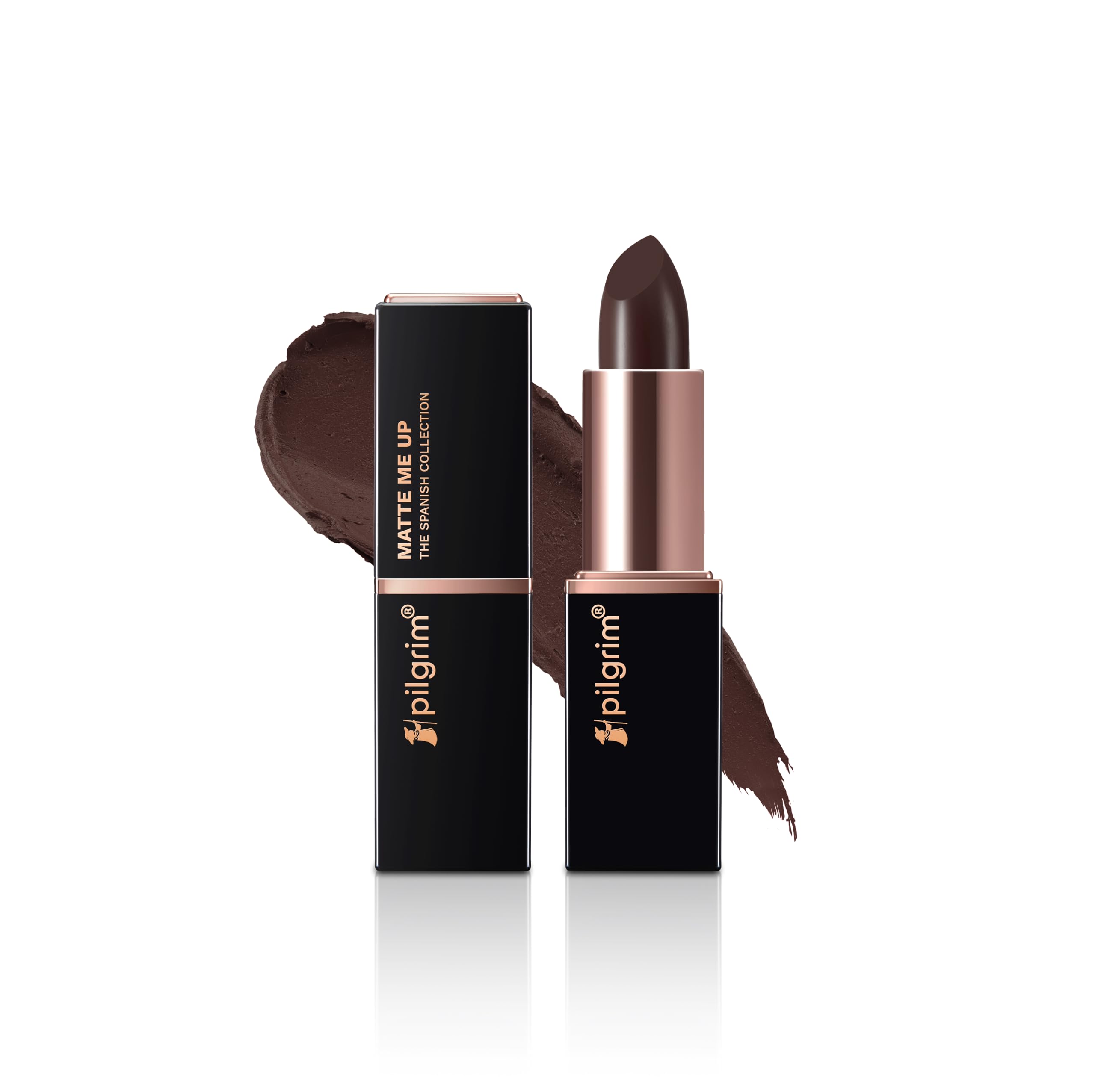 Matte Bullet Lipstick Intense Colour Transferproof & Smudgeproof Alpha Brown -34