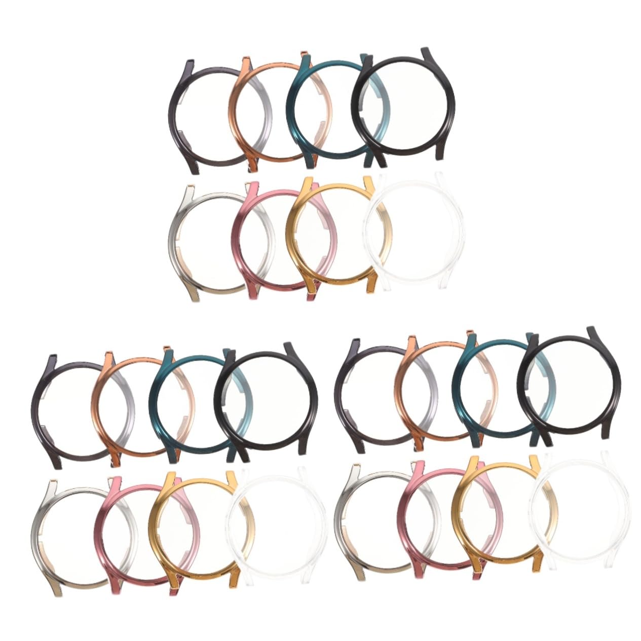 Mikikit Lot De 3 Étuis pour Montre Connectée Watch 5 Robustes Et Flexibles Résistants Aux Chocs Et Aux Rayures 8 Pièces X 3