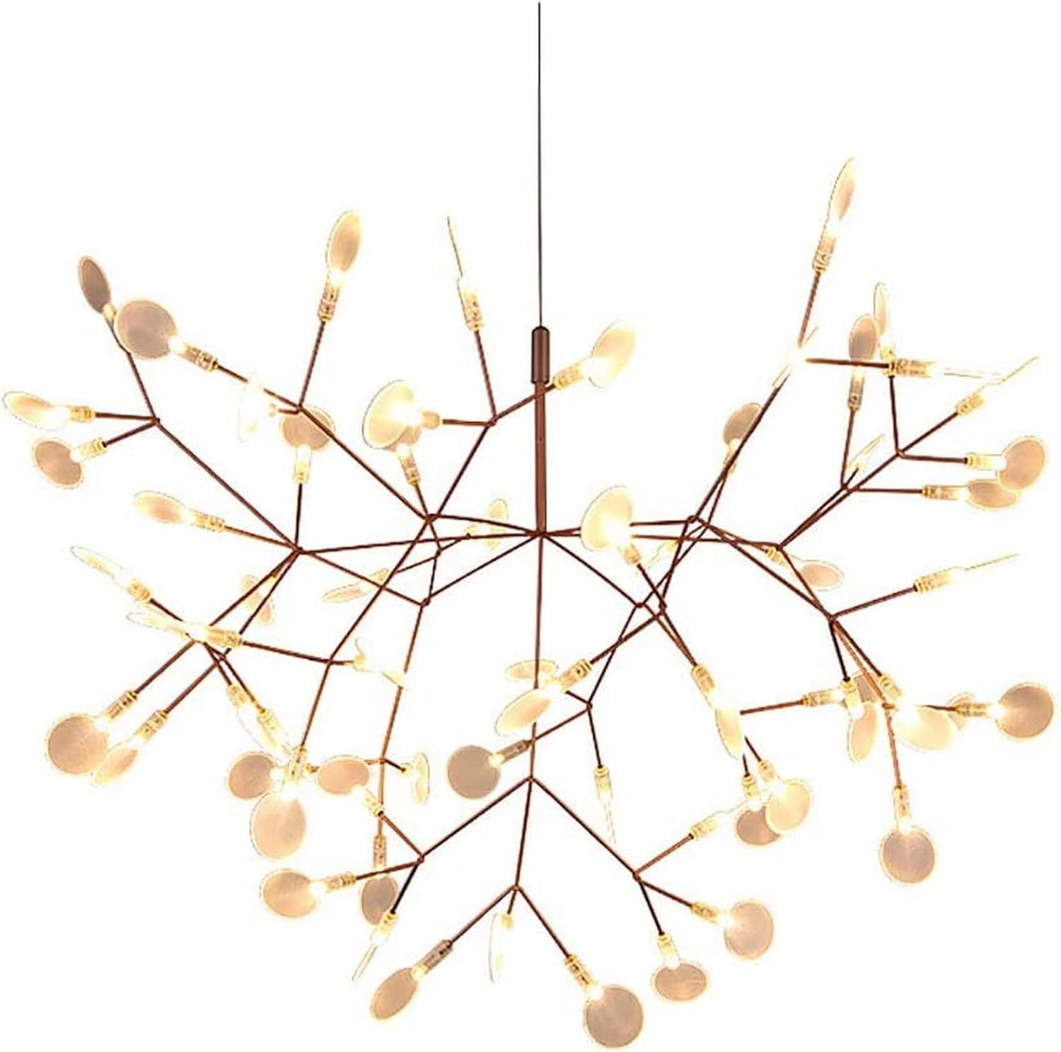 最終値下げ　ヴィンテージ　シャンデリア　ゴールド　ライト　9灯　天井照明 シャンデリア - ヴィンテージシャンデリア天井照明ライトセミ