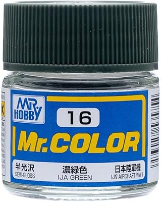 GSI Creos C16 Semi-Gloss IJA Green 10ml, Mr. Color