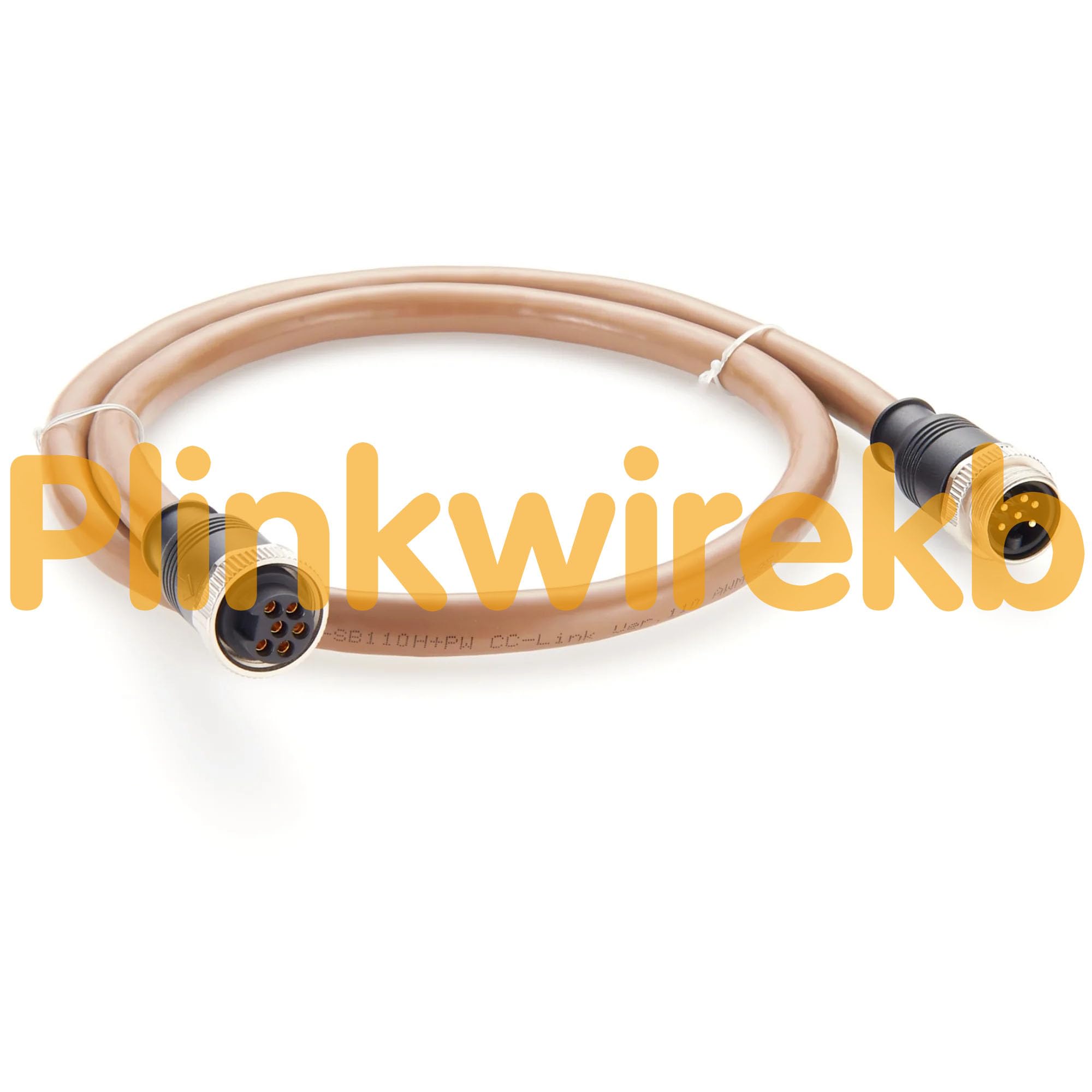 CC-Link - Cable compuesto de 6 pines a macho, 1 m, protección IP67, señal y alimentación para Mitsubishi Electric, SPS, robótica