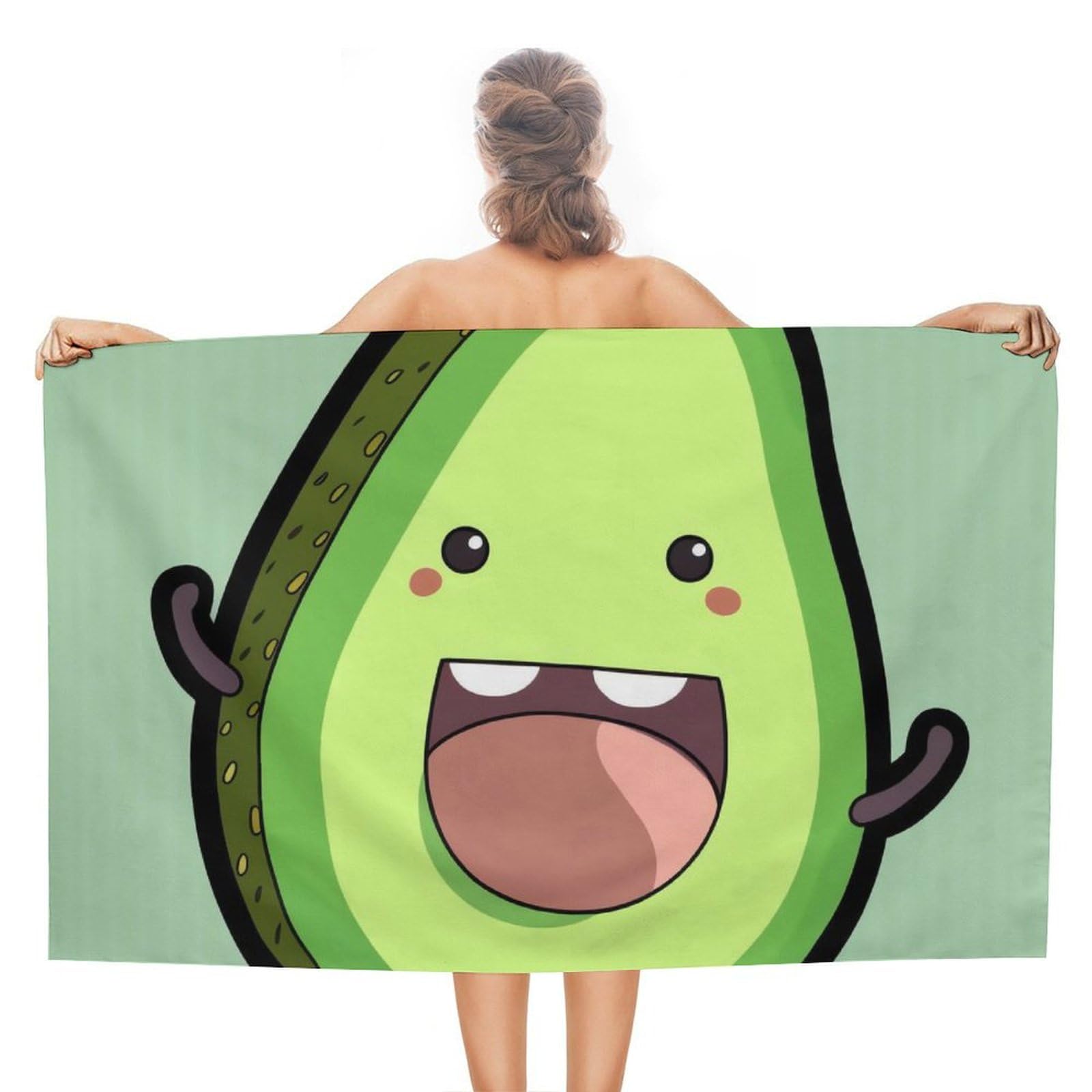 LSRCPD Beach Towels Fruit Bath Travel Gym Swimming For Adults Women 80X130Cm