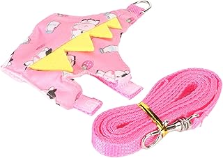 Guinea Pig Harness, Rabbit Harness Leash, Cute Vest Harness, Rabbit Harness Leash with D-Ring for Rabbits, Kittens, Small Cats, Rats, Hamsters (Small Cow) product image