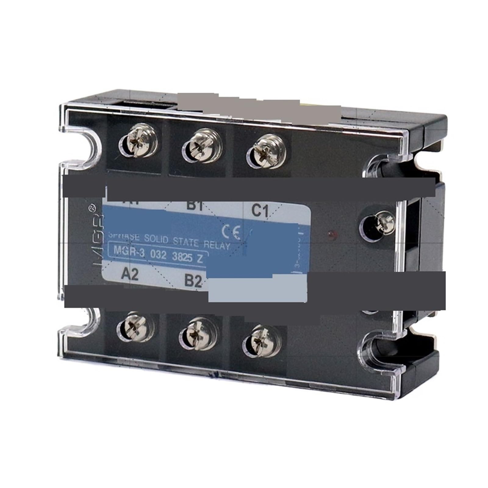 Relé Estado sólido trifásico 25A DC-AC MGR-3 032 3825Z DC 24 Control 220V AC(2)