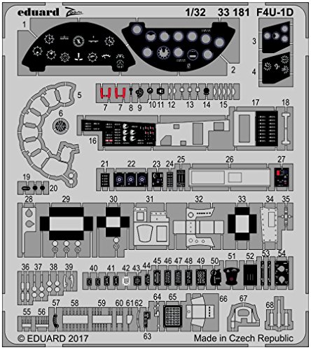 Preisvergleich Produktbild Eduard Accessories 33181 Modellbauzubehör F4U-1D for Tamiya