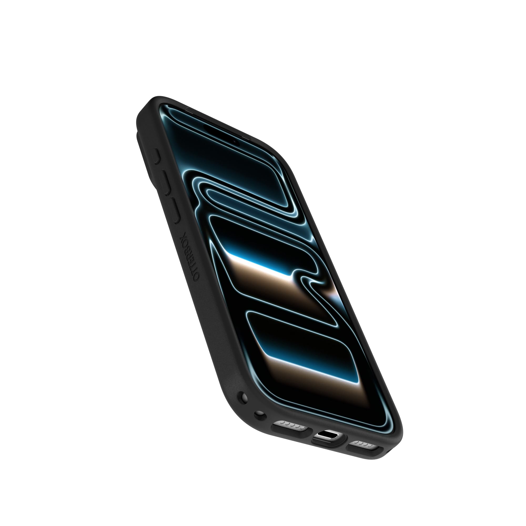 OtterBox iPhone 17 Pro Symmetry Series Hülle - Schwarz - Ultradünne, schlanke Silikon-Schutzhülle für iPhone