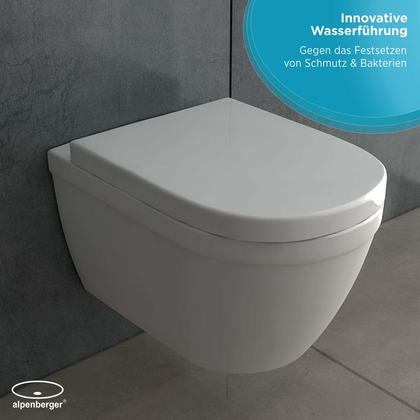 Geberit UP320 toiletset - ISVEA Hangend toilet met bidet Glans Wit