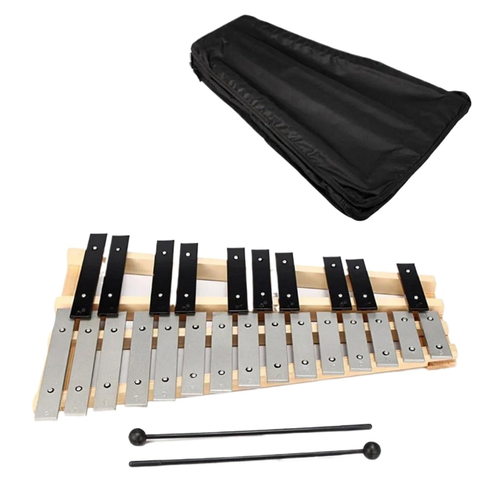 Xilófono 25 Notas Glockenspiel Xilófono Instrumentos Musicales Mazo Percusión Piano De Madera Principiantes