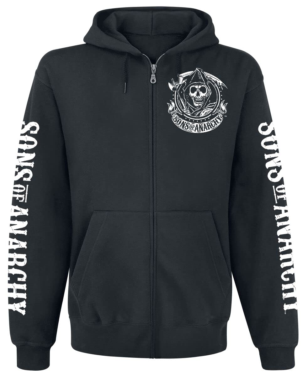 Chaqueta de piel sintética SOA Son of Anarchy Biker Club California para hombre, chalecos y sudadera con capucha para hombre