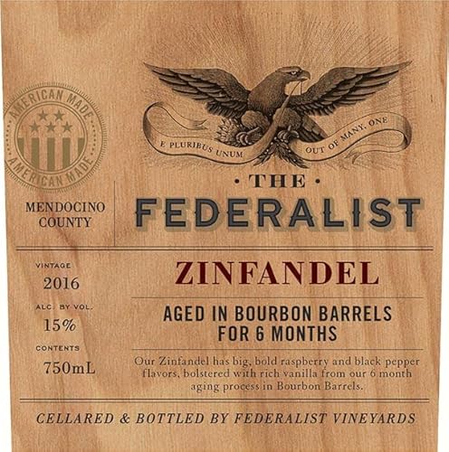 The Federalist, Zinfadel Bourbon Barrel