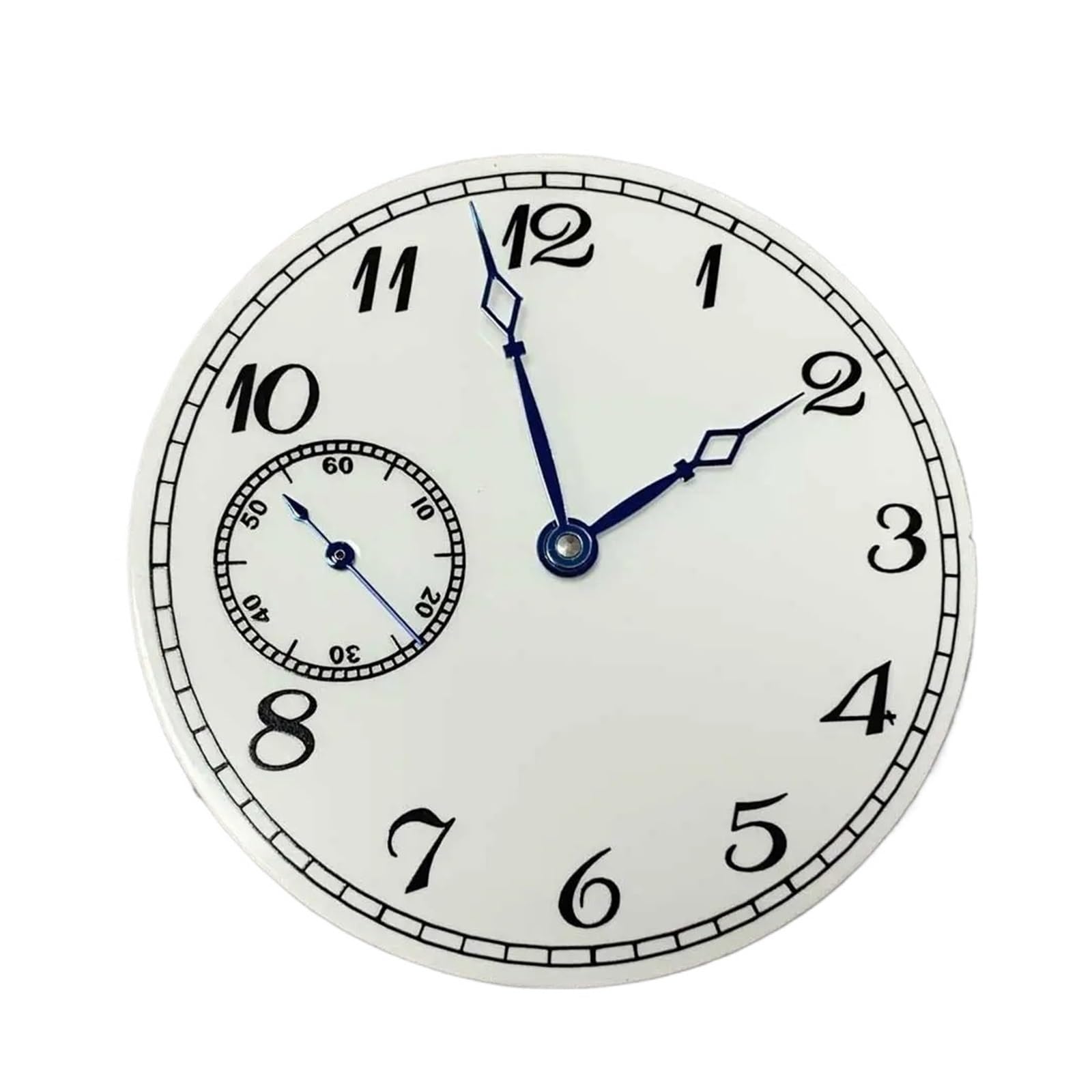 1Set Uhr Zubehör Digitale Manuelle Zifferblatt Hände 38,8mm Gesicht Ohne Leucht for ETA 6497 Und ST3600 Bewegung(Dial and Hands)