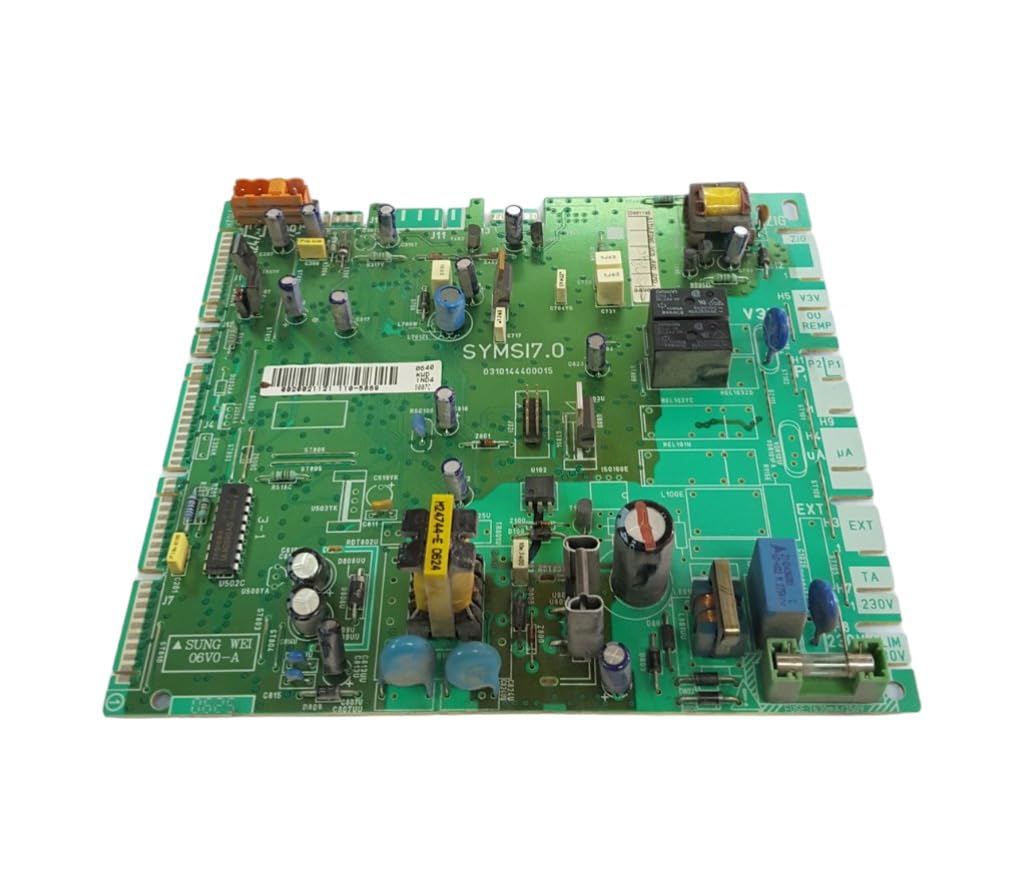 Placa Electrónica Original Caldera 0310144400015 V5 - Modelo 2 Relés en Disposición Superior - Compatible Varios Modelos - Pieza Repuesto Reacondicionada - Garantía 1 Año