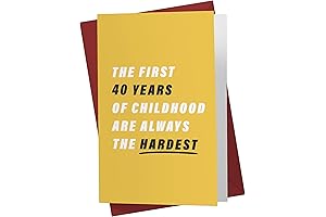 Showstopping 40th Birthday Card for Hilarious Celebrations