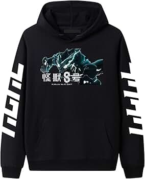 Amazon.com: ISaikoy Anime Kaiju No. 8 Hoodie Sweatshirt