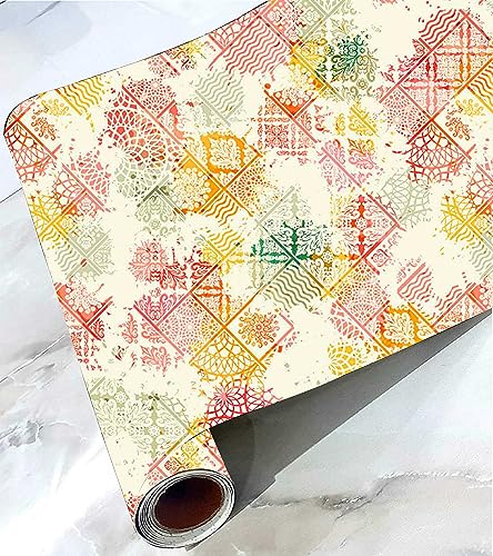 Image of CABANA HOMES PVC Self-Adhesive Wallpaper, 45 x 125 cm (6 sq. ft) Made in India
