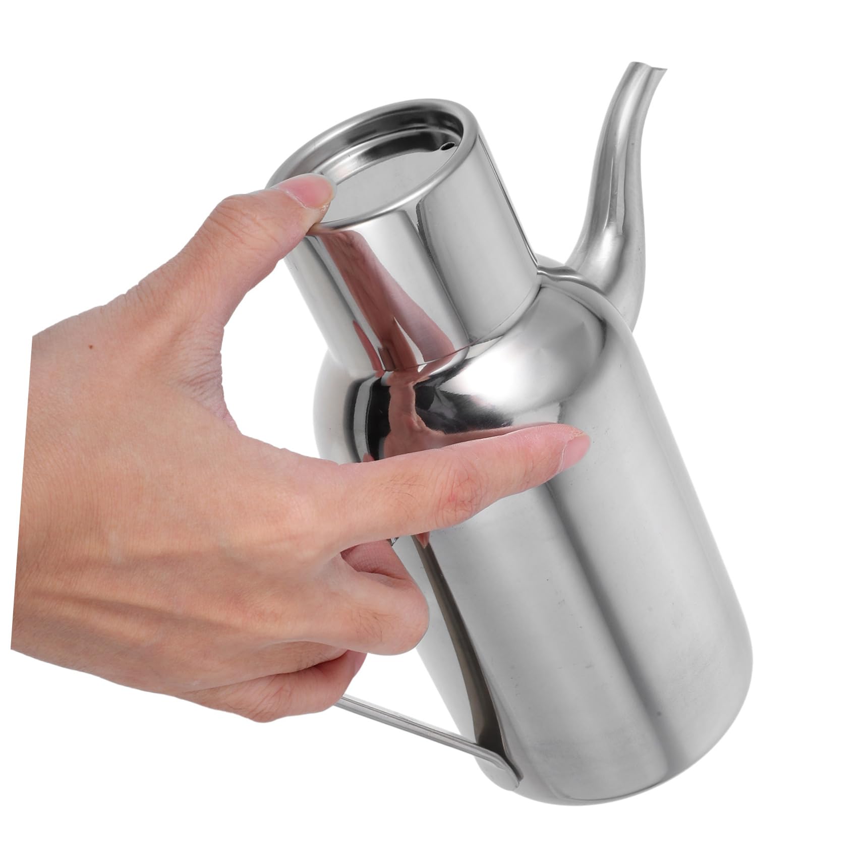 PRETYZOOM Distributore Di Olio in Acciaio Inossidabile 304 Da 800ml, Bottiglia Di Condimento Per Salsa Di Soia e Aceto, Contenitore Beccuccio Antigoccia Per Uso Domestico in Cucina
