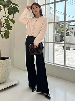 Amazon | [スナイデル] Organicハイウエストフレアデニムパンツ