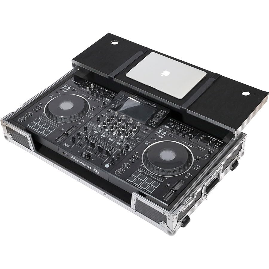 Walkasse WMC-PROXZLTS Flight Case Sistema DJ Todo en uno Pioneer XDJ-XZ Plata (Sopt. Ordenador y Ruedas)