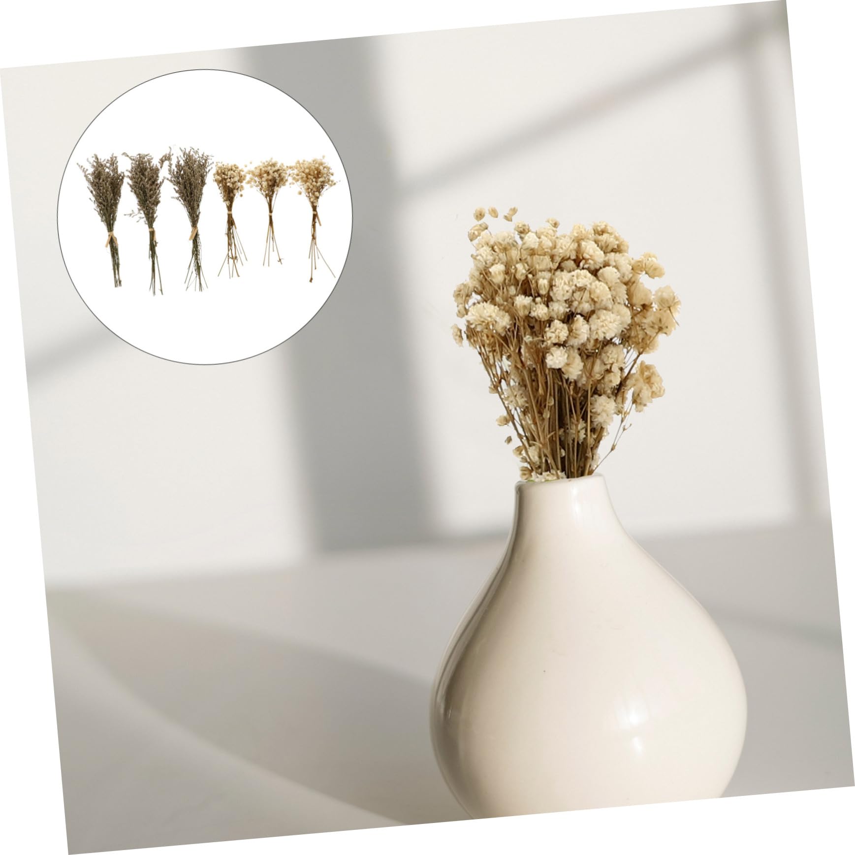 Alipis Lot De 5 Bouquets De Fleurs Séchées pour Salon 6 Pièces X 5 Couleur Aléatoire